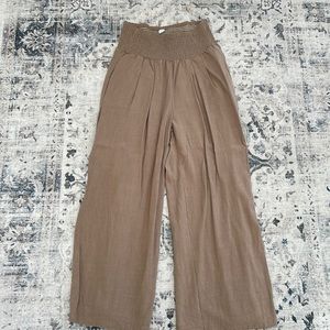Wore once! Wide leg linen pants
